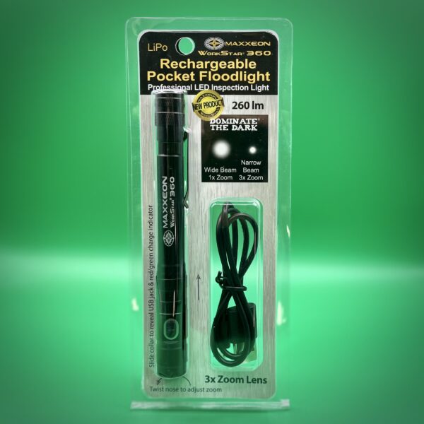 rechargeable pocket inspection light