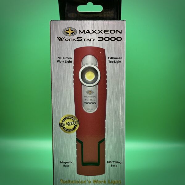 Rechargeable magnetic work light