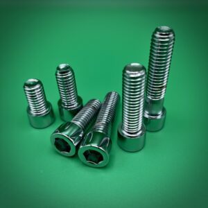 Chrome Smooth Socket Cap Screws 7/16" Various Lengths