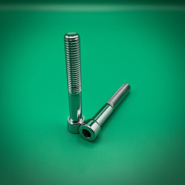 Smooth Chrome Socket Cap Screw 1/2"-13 x 3-1/2"